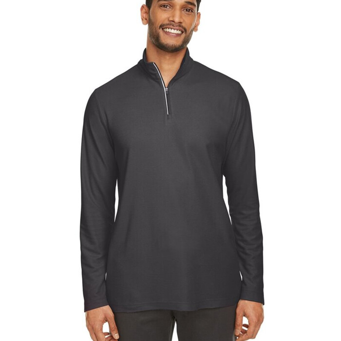 Men's Fusion ChromaSoft™ Pique Quarter-Zip Pullover Thumbnail