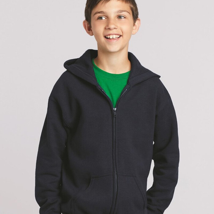 Youth Heavy Blend™ Full-Zip Hooded Sweatshirt Thumbnail
