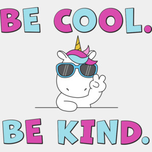 Be Kind Be Cool Unicorn Thumbnail