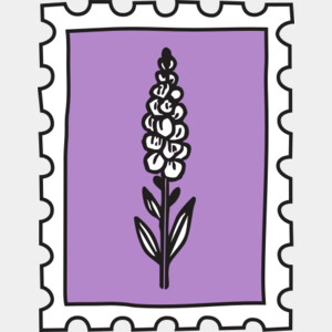 Stamp - Lavender Thumbnail