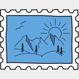 Stamp - Mountain Day Thumbnail
