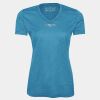 Pro Team Heather Proformance V-Neck Ladies' Tee Thumbnail