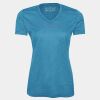 Pro Team Heather Proformance V-Neck Ladies' Tee Thumbnail