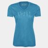 Pro Team Heather Proformance V-Neck Ladies' Tee Thumbnail