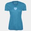 Pro Team Heather Proformance V-Neck Ladies' Tee Thumbnail