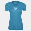 Pro Team Heather Proformance V-Neck Ladies' Tee Thumbnail