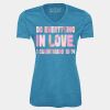 Pro Team Heather Proformance V-Neck Ladies' Tee Thumbnail