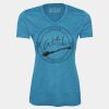 Pro Team Heather Proformance V-Neck Ladies' Tee Thumbnail