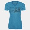 Pro Team Heather Proformance V-Neck Ladies' Tee Thumbnail